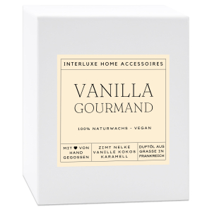 Interluxe Duftkerze Vanilla Gourmand 160 Gramm