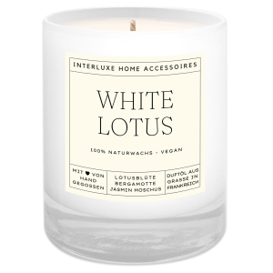 Interluxe Duftkerze White Lotus 160 Gramm
