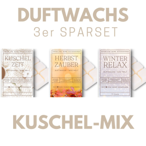 Interluxe Duftwachs 3er Sparset - Kuschel mit...