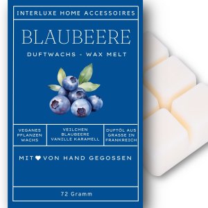 Interluxe Duftwachs - Blaubeere Heidelbeere blueberry...