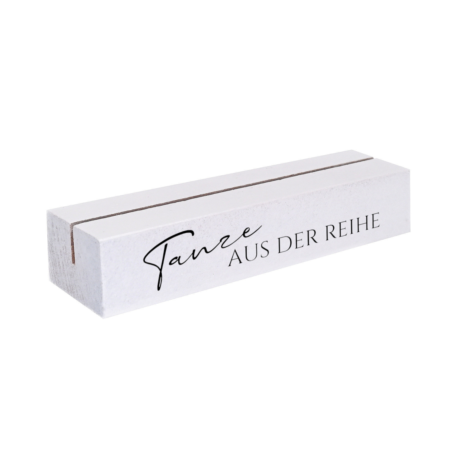 Interluxe Kartenhalter - Tanze aus der Reihe - WEISS