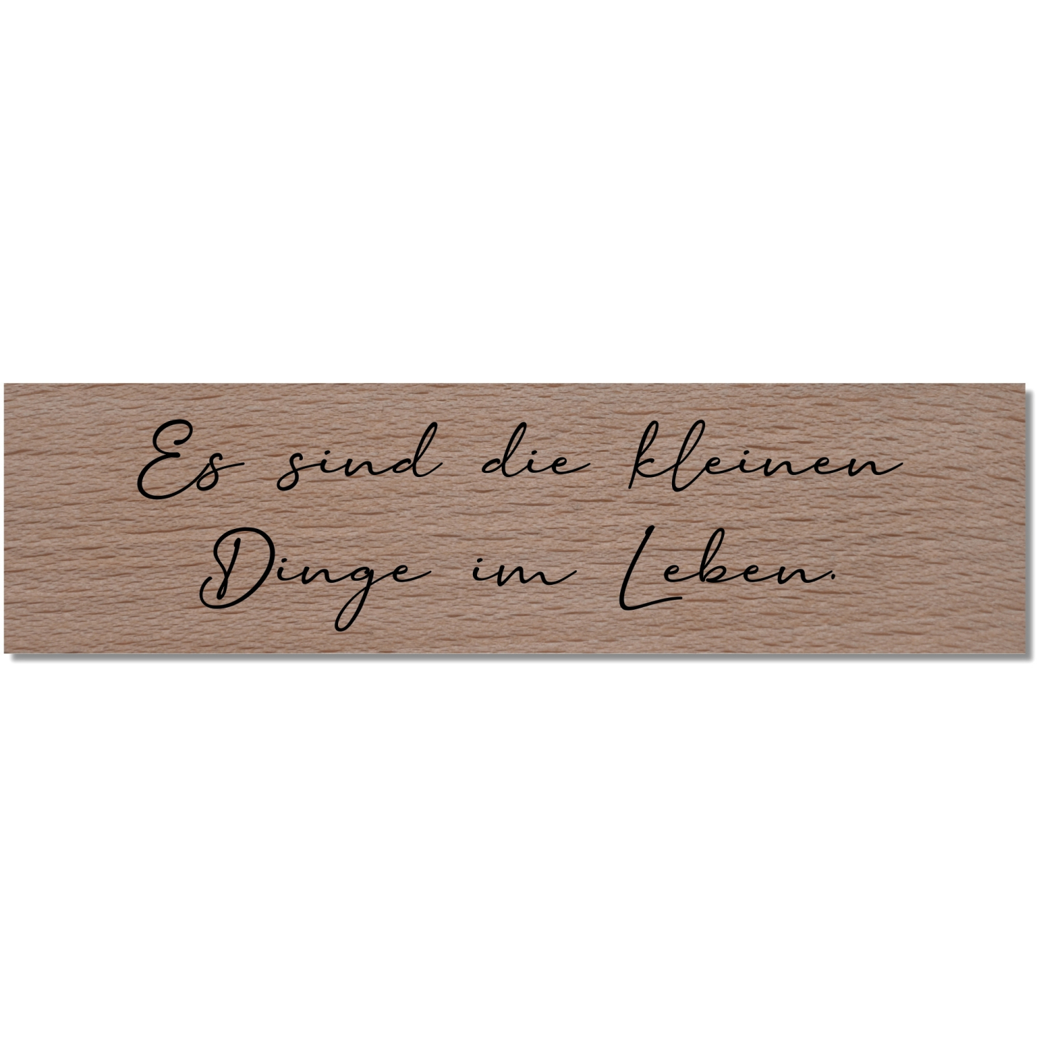 Interluxe Magnet aus Holz - Es sind die kleinen Dinge im Leben