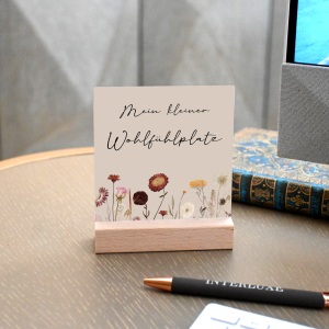 Interluxe Schild mit Aufsteller 10x10cm - Mein kleiner...