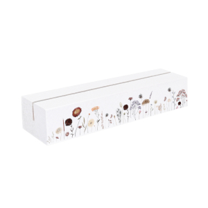 Interluxe Kartenhalter - Flora 2 - Wildblumen WEISS