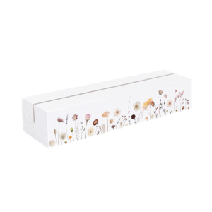 Interluxe Kartenhalter - Flora 3 - Wildblumen WEISS
