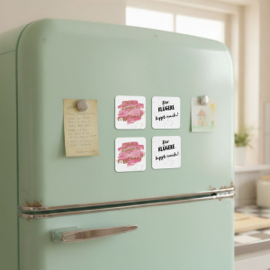 Magnetische Untersetzer 4er Set - Der Klügere kippt...