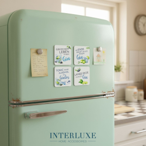 Magnetische Untersetzer 4er Set - Gin Tonic