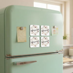 Magnetische Untersetzer 4er Set - Lieblingsmensch