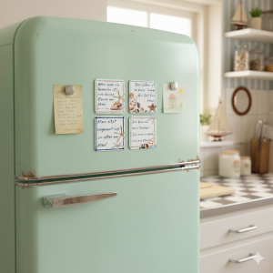 Magnetische Untersetzer 4er Set - Meer