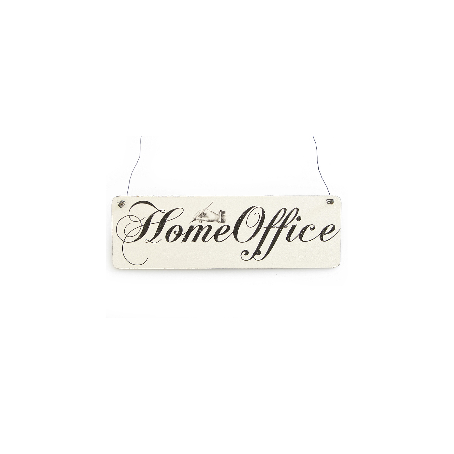 HOLZSCHILD Shabby HOMEOFFICE * 1 * Nostalgie Landhaus Türschild weiß Vintage