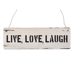 Shabby Vintage Schild Türschild LIVE LOVE LAUGH...