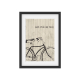 Druck Poster Kunstdruck JUST RIDE Motivation Spruch Fahrrad Bycicle Print DIN A3