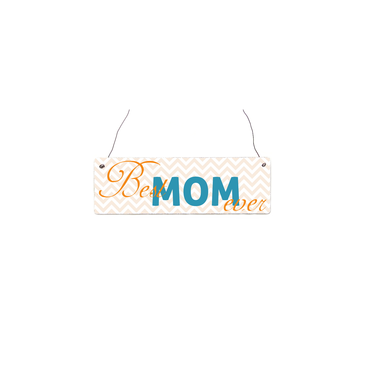 Holzschild Shabby Chic Vintage Türschild BEST MOM EVER Muttertag Mama Geschenk