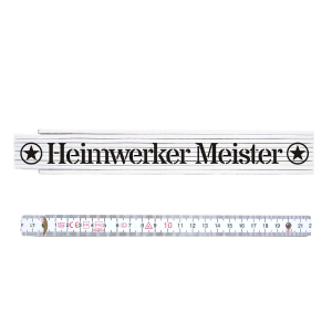 ZOLLSTOCK Metermaß Maßstab HEIMWERKER MEISTER...