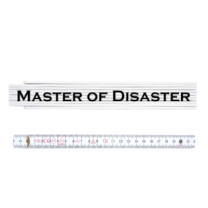 ZOLLSTOCK Metermaß Meter MASTER OF DISASTER...