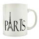 TASSE Kaffeebecher PARIS Spruch Urlaub Geschenk Shabby Motiv Frankreich