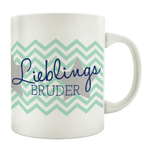 TASSE Kaffeebecher LIEBLINGSBRUDER Spruch Motiv Geschenk...