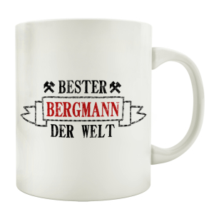 TASSE Kaffeebecher BESTER BERGMANN Geschenk Spruch Motiv...